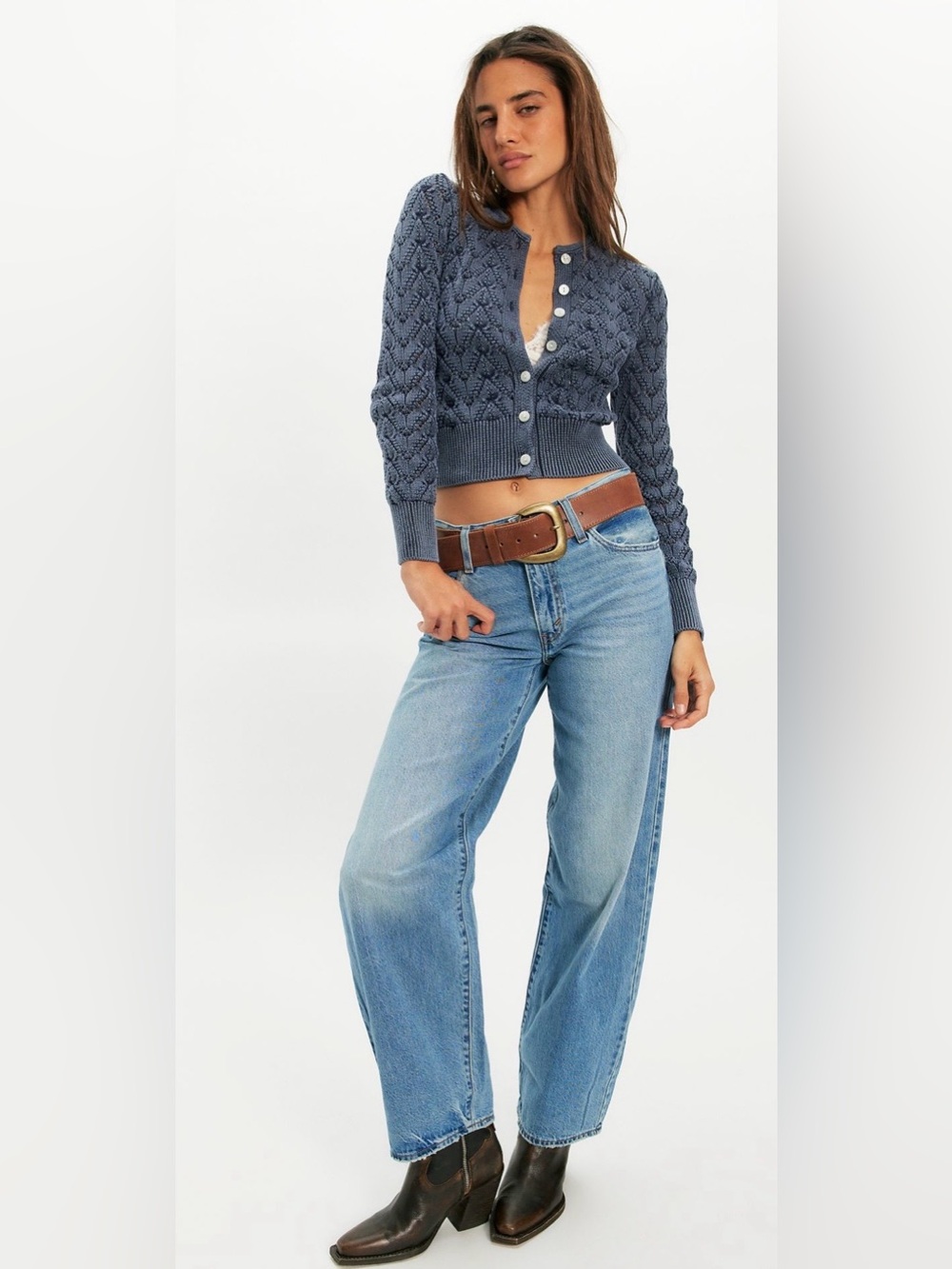 NWT! Levi’s x Free People Baggy Dad Jeans mid rise straight leg 24/32